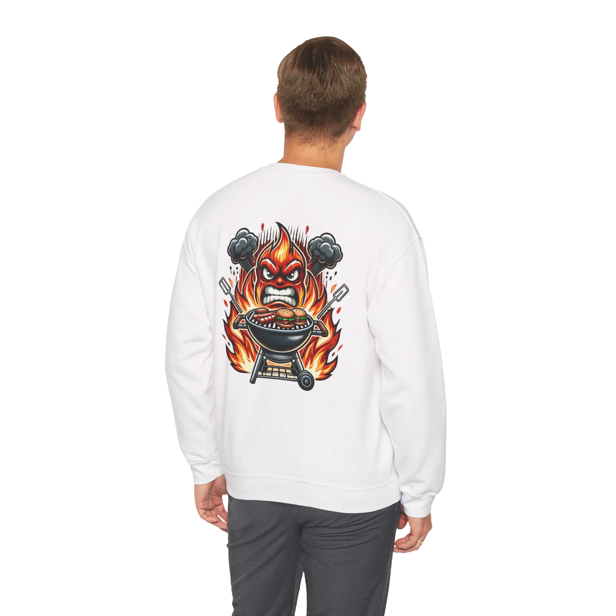 Crew 108 Person 3 Back White